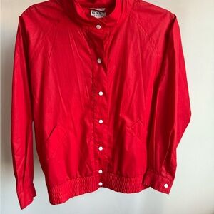 Koret Women's Vibrant Red Bomber Jacket